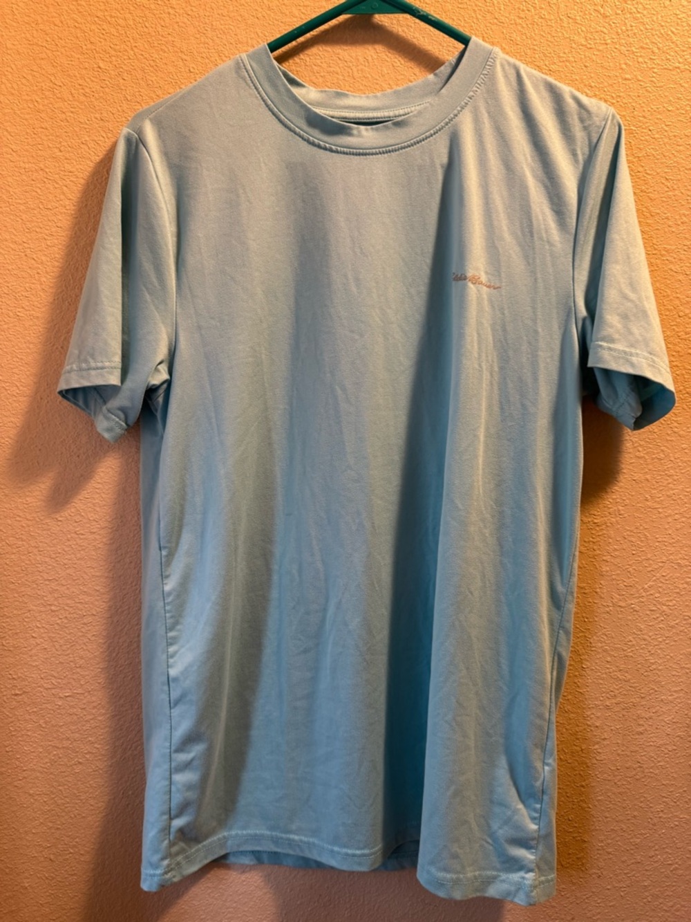 Eddie Bauer Light Blue Crewneck Short Sleeve Tee